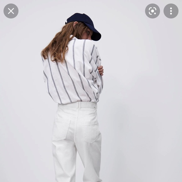 Zara striped cotton shirt - Picture 2 of 6